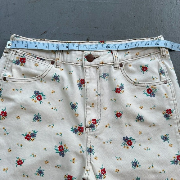 Billabong Cream Floral Straight Leg Jeans - Picture 10 of 16